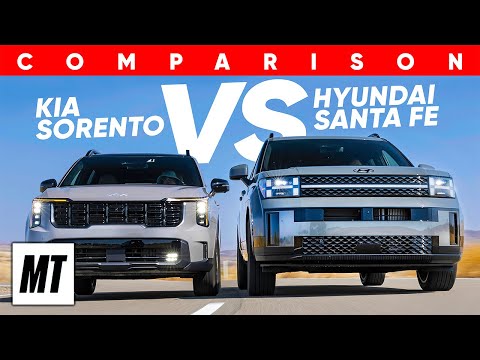 Kia Sorento vs Hyundai Santa Fe: SUV Showdown