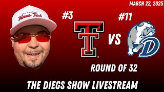 Texas Tech VS Drake | Round of 32 Livestream