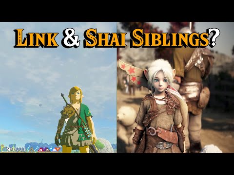 Link and Shai are SIBLINGS? in Zelda Tears of the Kingdom & Black Desert Online