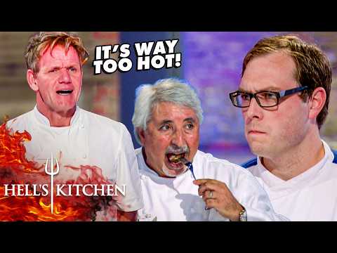 Spicy Fettuccine Is Too Much for Chef Ramsay as He Rates the Italian Dishes | Hell's Kitchen