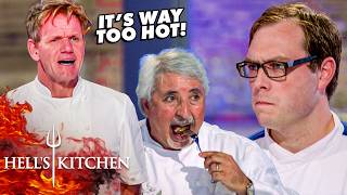 Spicy Fettuccine Is Too Much for Chef Ramsay as He Rates the Italian Dishes | Hell's Kitchen