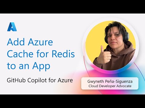 Add Azure Cache for Redis to an App