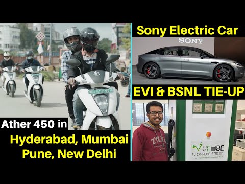 Electric Vehicles News 72 Ather 450, Sony Electric Car, Renault Zoe India, BSNL Charging Stations