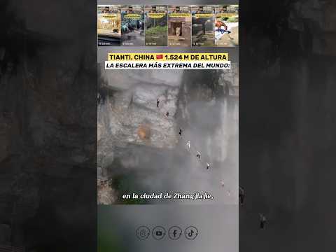 Esta es la Escalera más Extrema del Mundo 😨 e inspiró a Avatar