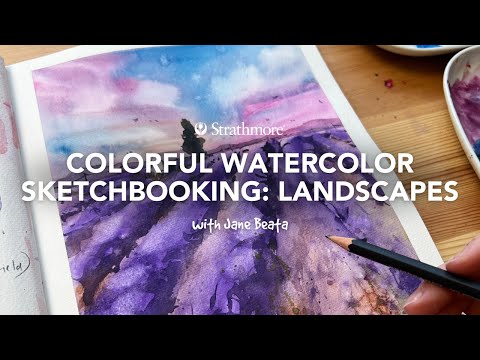 Colorful Watercolor Sketchbooking with Jane Beata | Landscapes