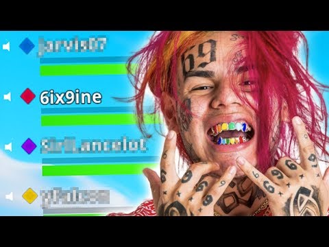 PRETENDING TO BE 6IX9INE IN FORTNITE BATTLE ROYALE