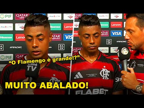 BRUNO HENRIQUE FICA TRAVADO EM ENTREVISTA APÓS ELIMINAÇÃO CONTRA O BAYERN NO MUNDIAL