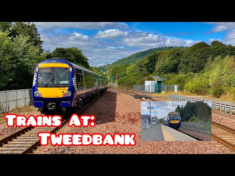 Trains At: Tweedbank (Borders railway terminus) 1st of August 2022