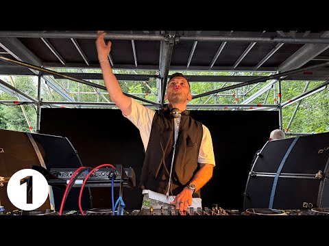 Danny Howard DJ's at the Forbidden Forest festival for BBC RADIO 1