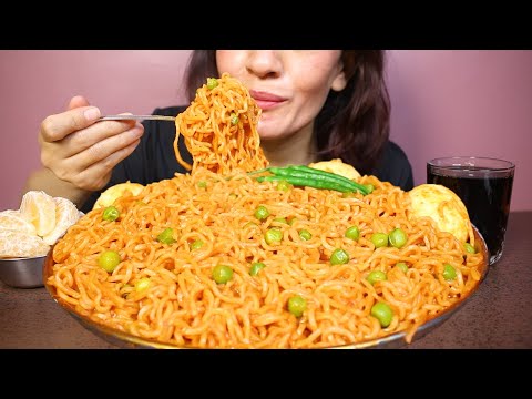 ASMR EATING SPICY MAGGI MASALA #ASMR/EATING SHOW BIG BITES MUKBANG