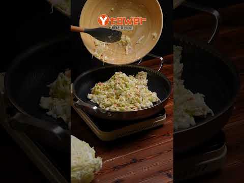 【Shorts短片】把奶油白菜變成煎餅，這樣吃太犯規！