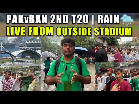 Huge Crowd at Sher-e-Bangla Stadium for PAK vs BAN 2nd T20