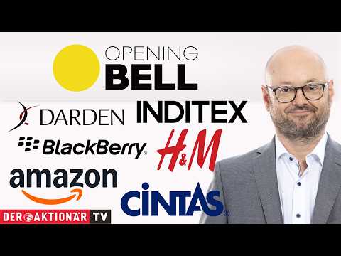 Opening Bell: Amazon, MGM Resorts, Darden Restaurants, Blackberry, Cintas, <strong>H</strong>&amp;<strong>M</strong>, Inditex