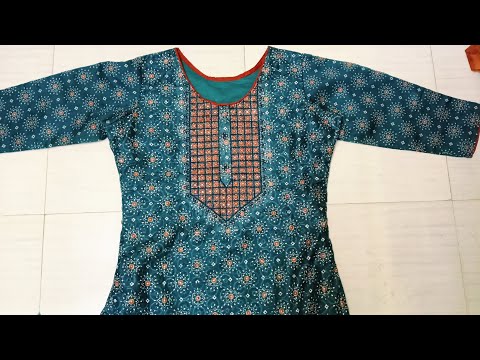 Dress Top stitching, easy method