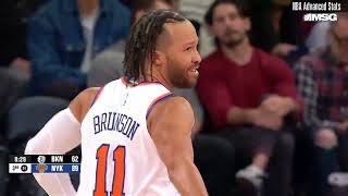 Jalen Brunson Highlights vs BKN (11/09/2025) - Career Game #496