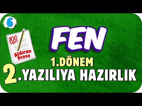 6.Sınıf Fen 1.Dönem 2.Yazılıya Hazırlık 📝 #2023