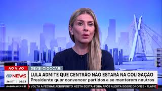 Eleições 2026: Lula admite que Centrão não estará na coligação