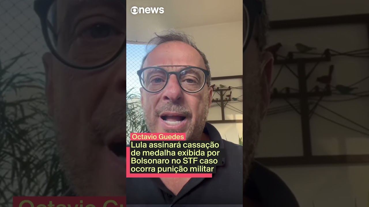 Octavio Lula assinará cassação de medalha exibida por Bolsonaro no STF caso ocorra punição militar