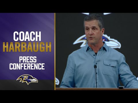 John Harbaugh End of Season Press Conference | Baltimore Ravens video clip