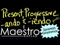 Forming the Present Progressive in Spanish