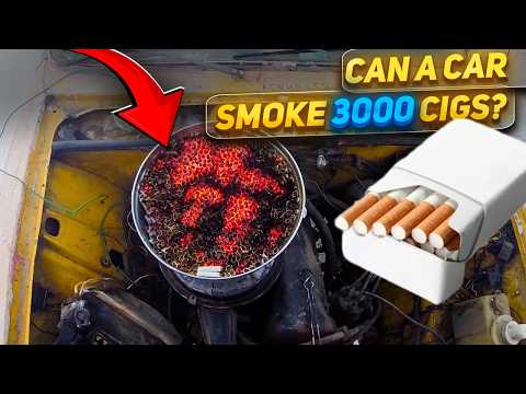 Lada versus 3000 cigarettes - what will happen?