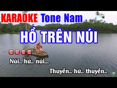 Hồ Trên Núi Karaoke Tone Nam | Nhạc Sống Thanh Ngân