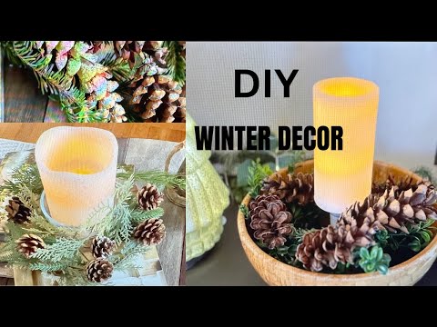 DECORACIONES PARA EL HOGAR ORGANICAS PARA EL INVIERNO O NAVIDAD /SIMPLEMENTE ECONOMICAS CON ESTILO