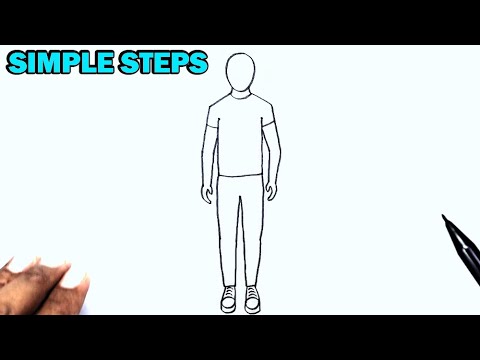 How To Draw A Sketch Of A Person | Man Drawing | Dad Drawing | Father Drawing Easy