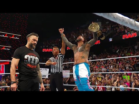 Roman Reigns Reaction On Jey Uso Wins Intercontinental Title At WWE Raw 23 September 2024 Highlights