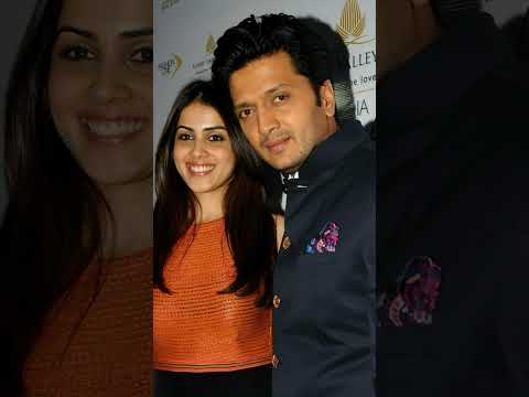 Riteish Deshmukh with his family & wife Genelia ❤ lovely jodi😍 #shorts #riteishdeshmukh  #genelia
