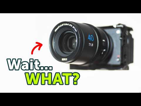 Why Is This Weird Lens a World's First? - Sirui 40mm T1.8 1.33x Anamorphic