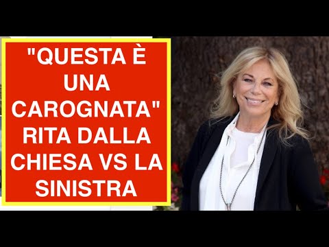 "QUESTA È UNA CAROGNATA" RITA DALLA CHIESA VS LA SINISTRA