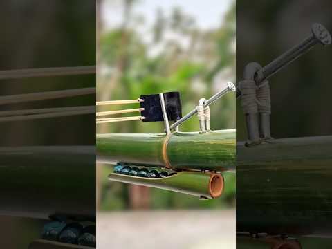 DIY - Slingshots using from Bamboo #bamboo #bamboocrafts
