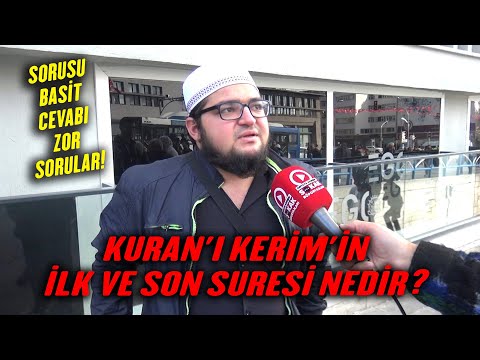 Kuranı Kerimin İlk ve Son Suresi Nedir?