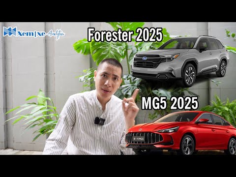 (CVX 03) Subaru Forester 2025 không còn chê xấu được đâu. MG5 2025 lộ hình ảnh.