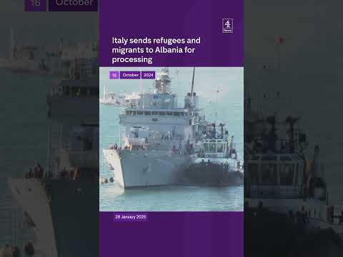 Italy sends refugees to Albania