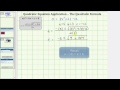 Ball Motion and Quadratic Equations