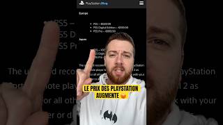 Le prix des PLAYSTATION AUGMENTE ENCORE 😡