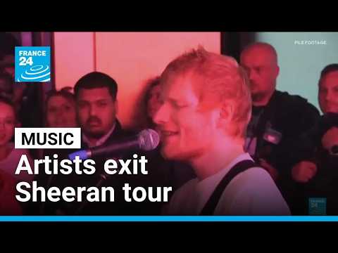 Ed Sheeran Tour in Schwierigkeiten nach der Eröffnung Acts fallen aus Solidarität mit Rapper Macklemore