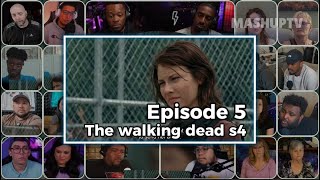 THE WALKING DEAD SEASON 4 EPISODE 5 REACTION MASHUP