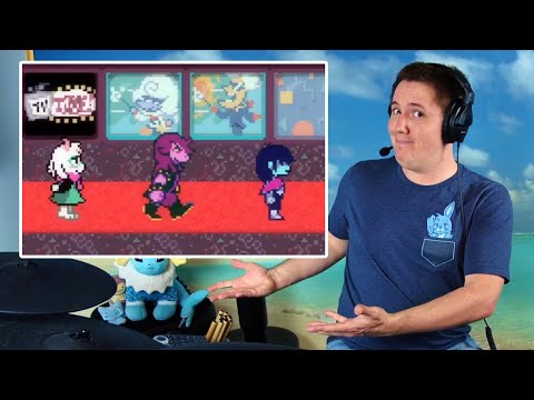 TV WORLD From DELTARUNE Ch 3+4 On Drums!