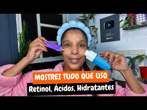 MINHA ROTINA DE SKINCARE NOITE ATUALIZADA|MOSTREI TODOS OS PRODUTOS QUE USO