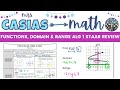 Functions, Domain, and Range Mastery for Algebra 1