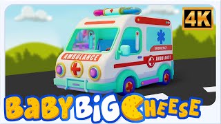 Wheels On The Ambulance, एम्बुलेंस का चक्का घूमे गोल गोल, Hindi Children Song and Kids Poem