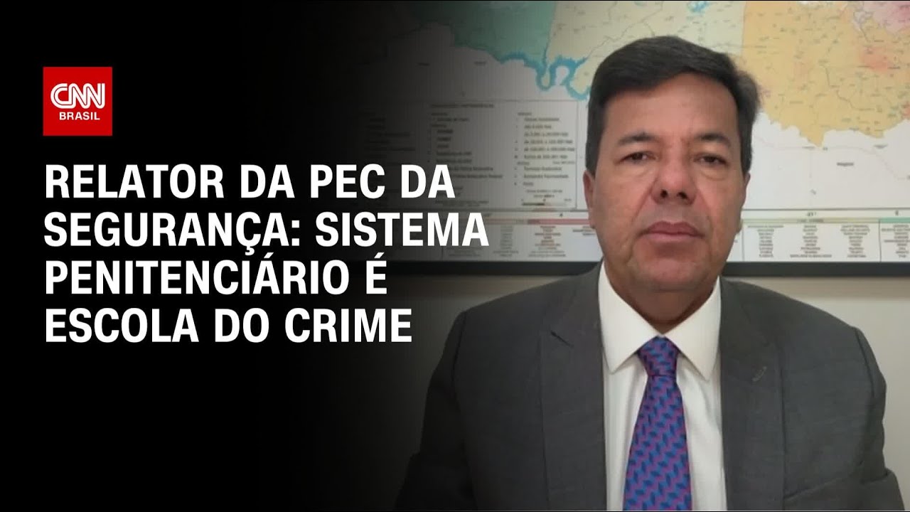 Sistema penitenciário é escola do crime diz relator da PEC da Segurança | LIVE CNN