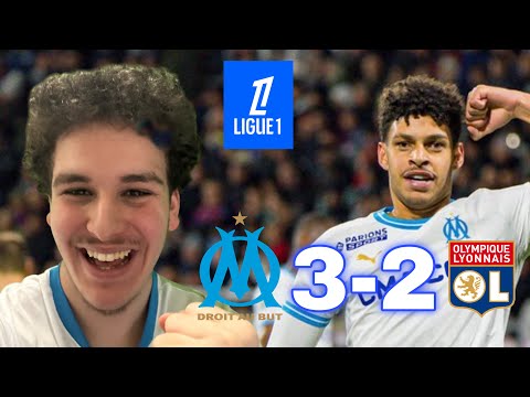 OM 3-2 LYON / 💙HENRIQUE JE T'AIME ! / marseille ol J20 LIGUE 1