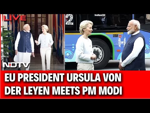 PM Modi LIVE | EU Chief Visit To India | Ursula Von Der leyen | PM Modi Speech Today | NDTV World
