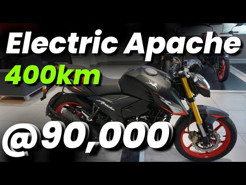 TVS Electric Apache | Electric Apache launch date | Electric TVS Apache Rate | TVS E-Bikes