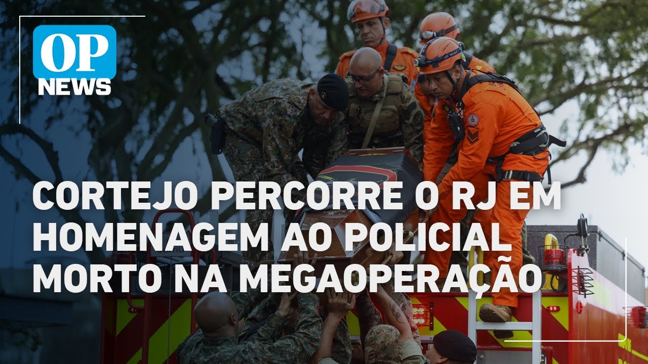 Policiais mortos nos complexos da Penha e do Alemão são sepultados com honras militares | OP News  TV Online Policiais mortos nos complexos da Penha e do Alemão são sepultados com honras militares | OP News