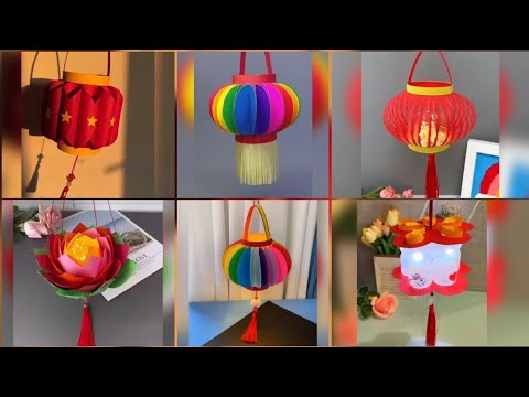သီတင်းကျွတ်မီးပုံးလုပ်နည်း🏮 (၂) #beautiful paper lantern #simple and easy paper lantern #diy lantern